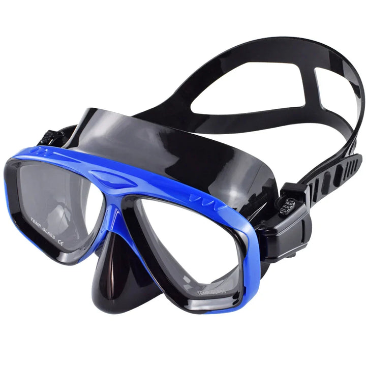 Luvikno | Mareon dykkermaske med snorkel | 180° panoramautsikt | anti-lekkasje & HD glass | matvarekvalitet silikon