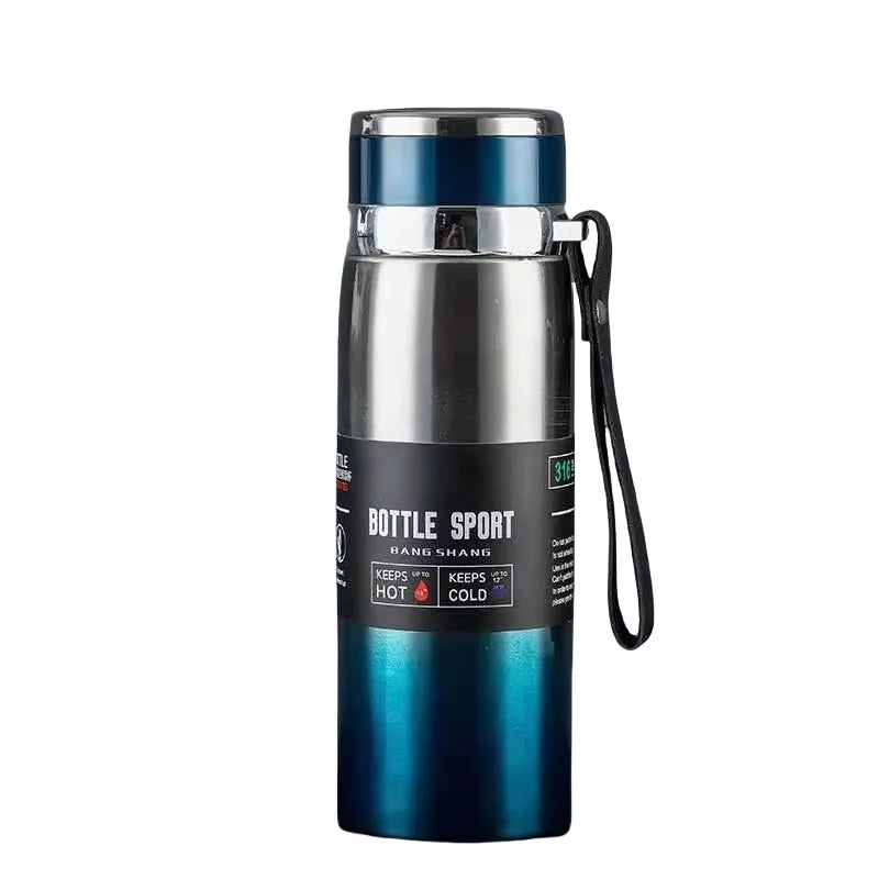 Stainless steel vacuum insulated thermos bottle 1000 ml | Luvikno