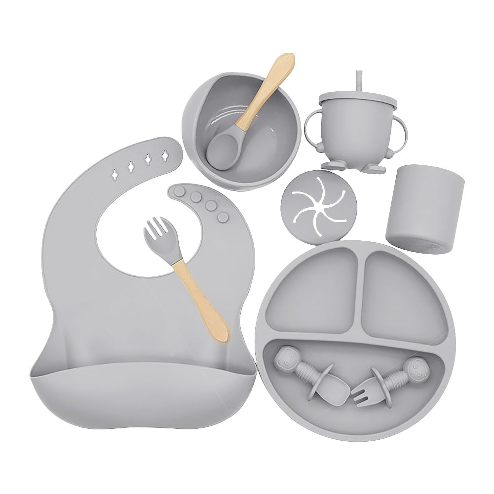 Silicone Baby Feeding Tableware Set | Luvikno