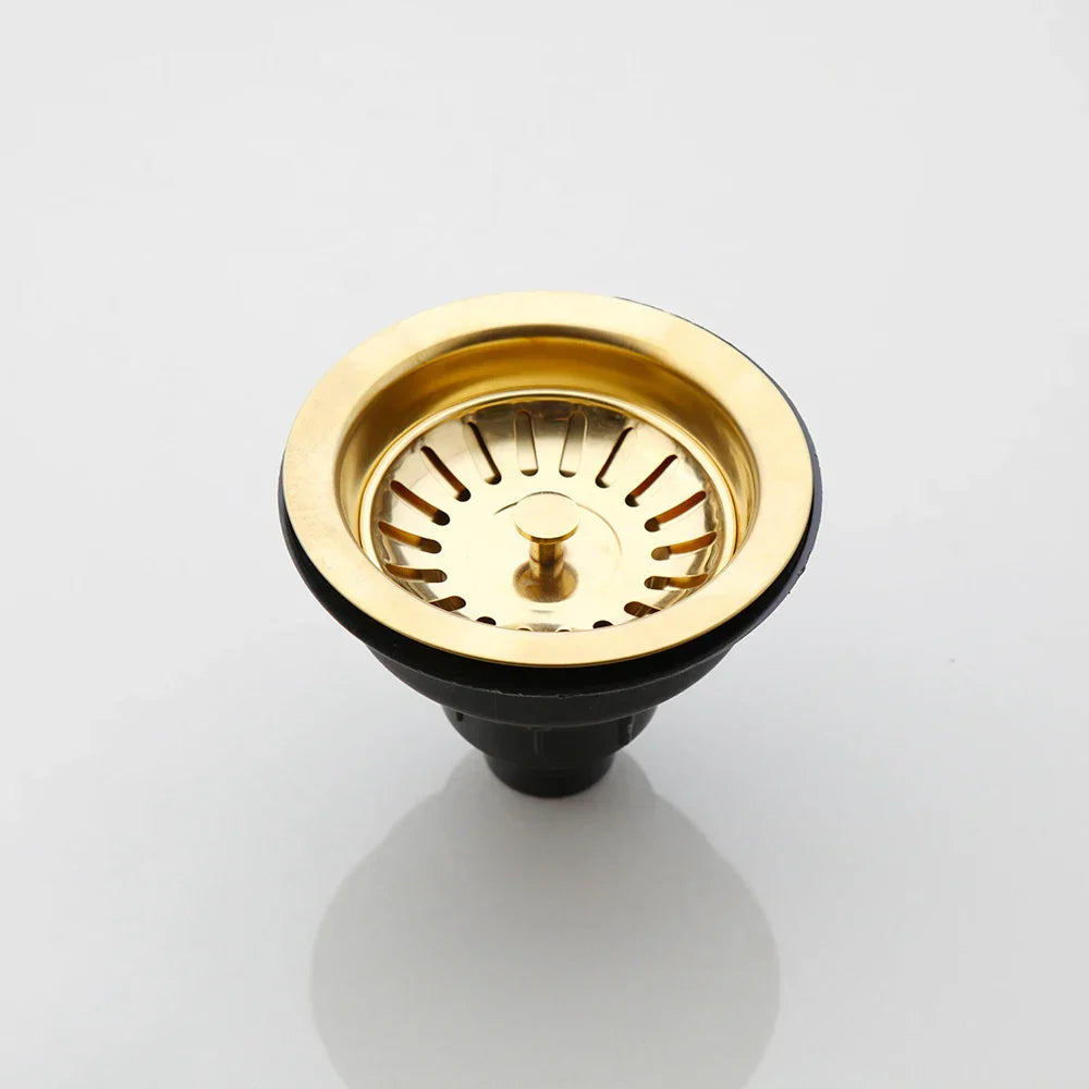AquaGuard Rustfritt Stål Vaskestrainer med Luktfilter – Pop-Up Stopper & Anti-Blocking Kurv Luvikno
