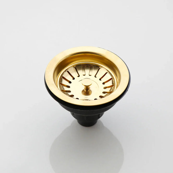 AquaGuard Rustfritt Stål Vaskestrainer med Luktfilter – Pop-Up Stopper & Anti-Blocking Kurv Luvikno