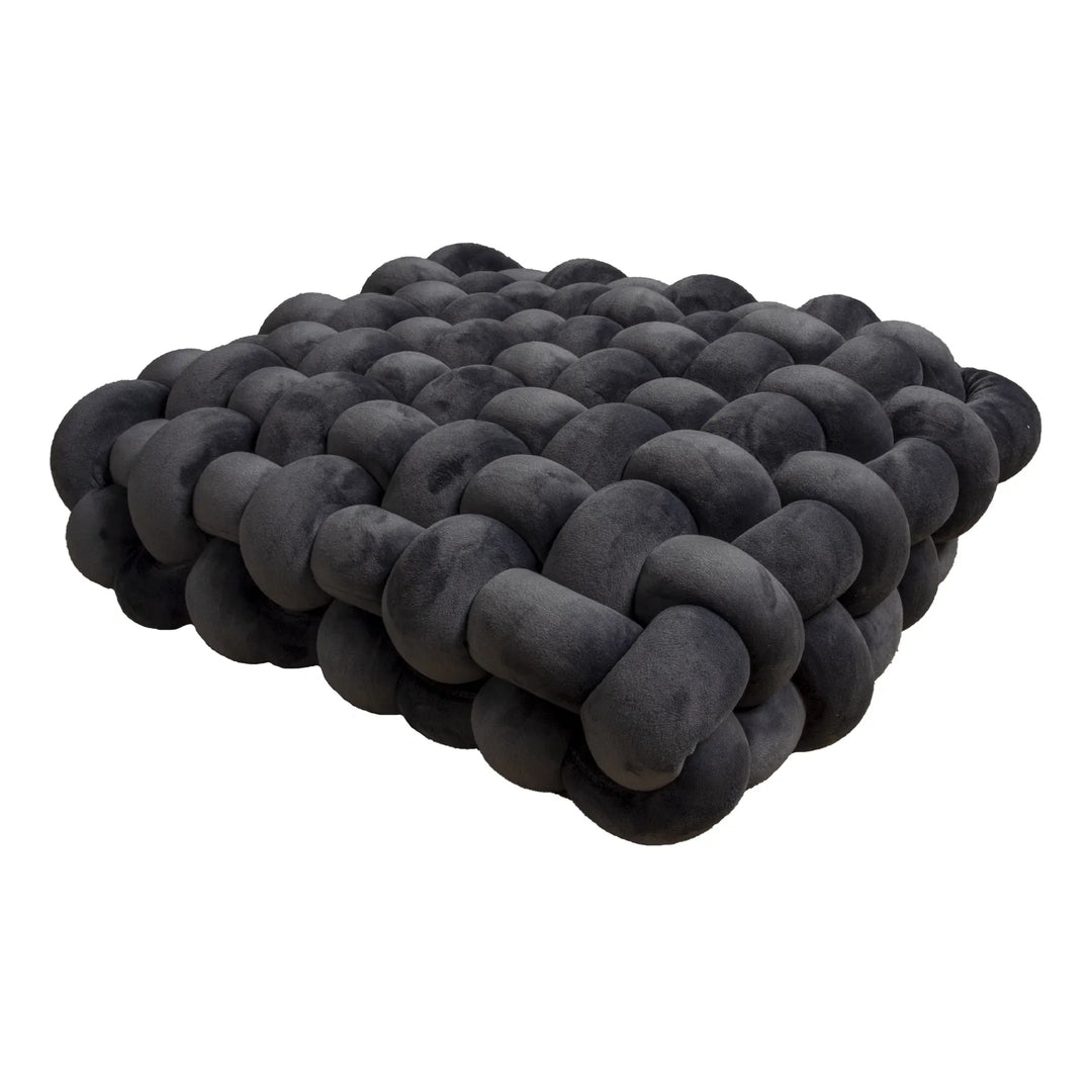 Chunky Woven Knot Cushion | Luvikno