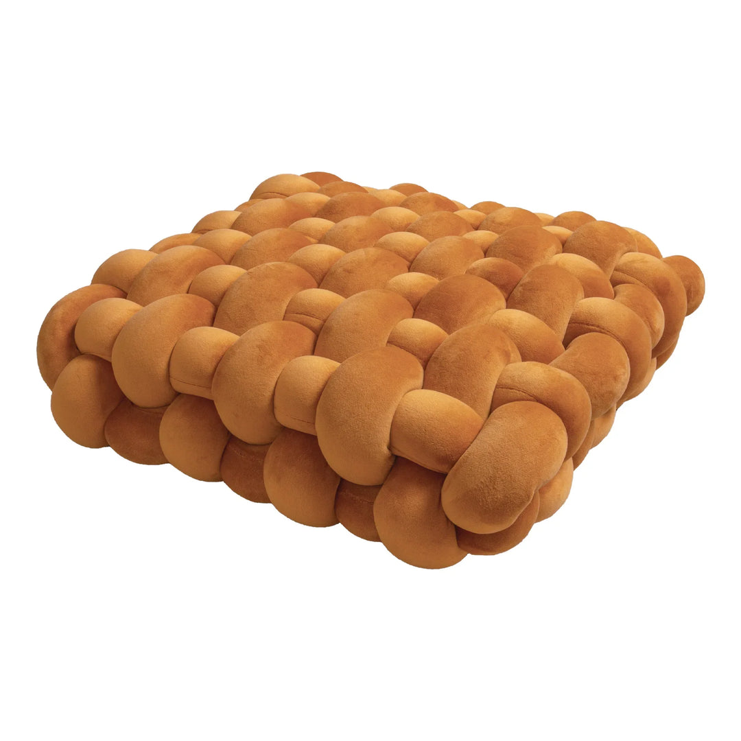 Chunky Woven Knot Cushion | Luvikno