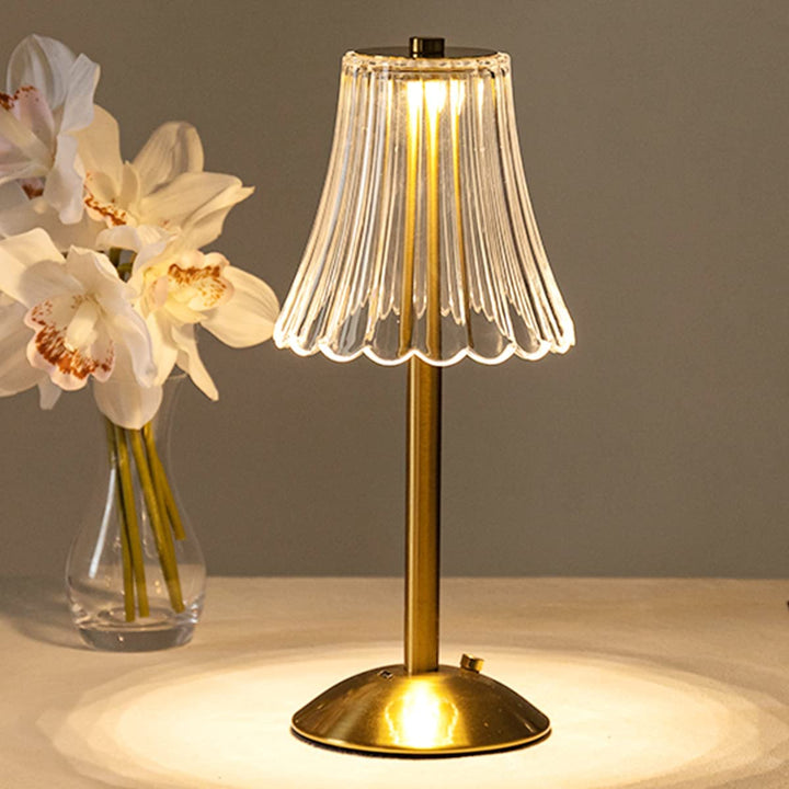 LED Retro Bordlampe USB-oppladbar - BrillianceGlow | Luvikno