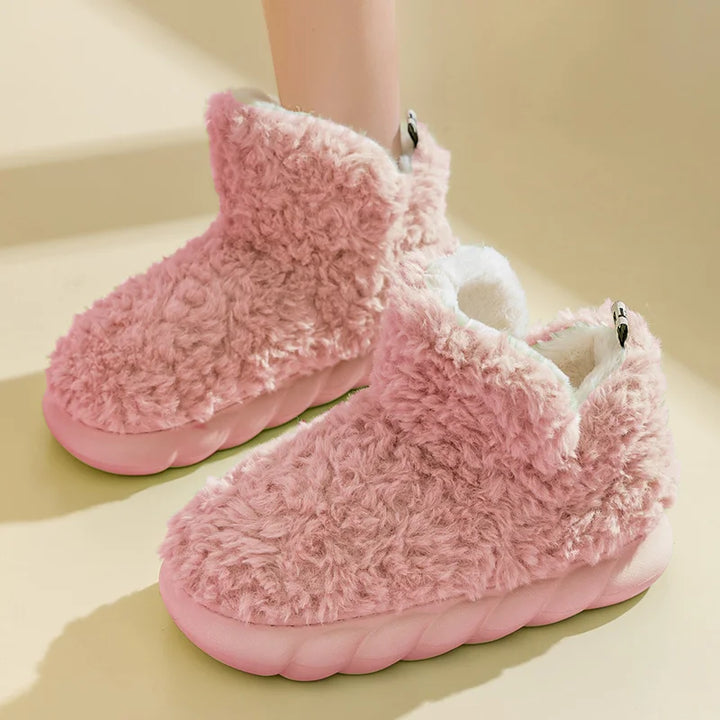 Varme og koselige dameslippers for høst og vinter – Sklisikker, komfortable slippers for hjemmet og fritid | Luvikno