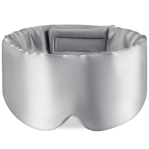 Luvikno | Silana DreamSil Søvnmaske laget av 100% Mulberry Silke | Lysblokkerende & Polstret | Supermyk & Pustende | For Reising, Søvn & Avslapning