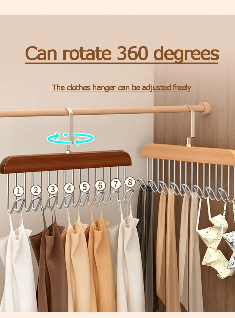 Multi-Hook Plassbesparende Klesorganisator Rack | Luvikno