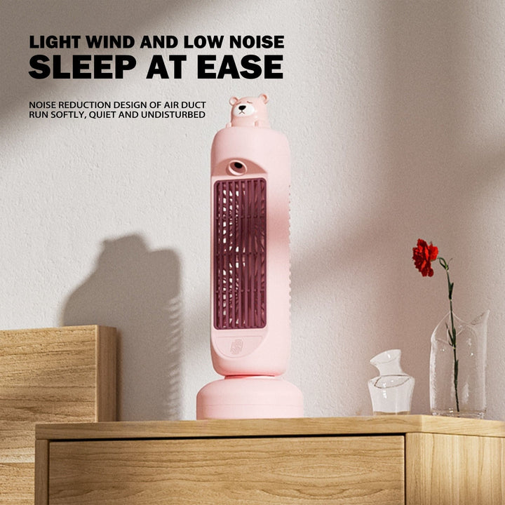 Mini Bear Air Cooler Humidifier Fan | Luvikno