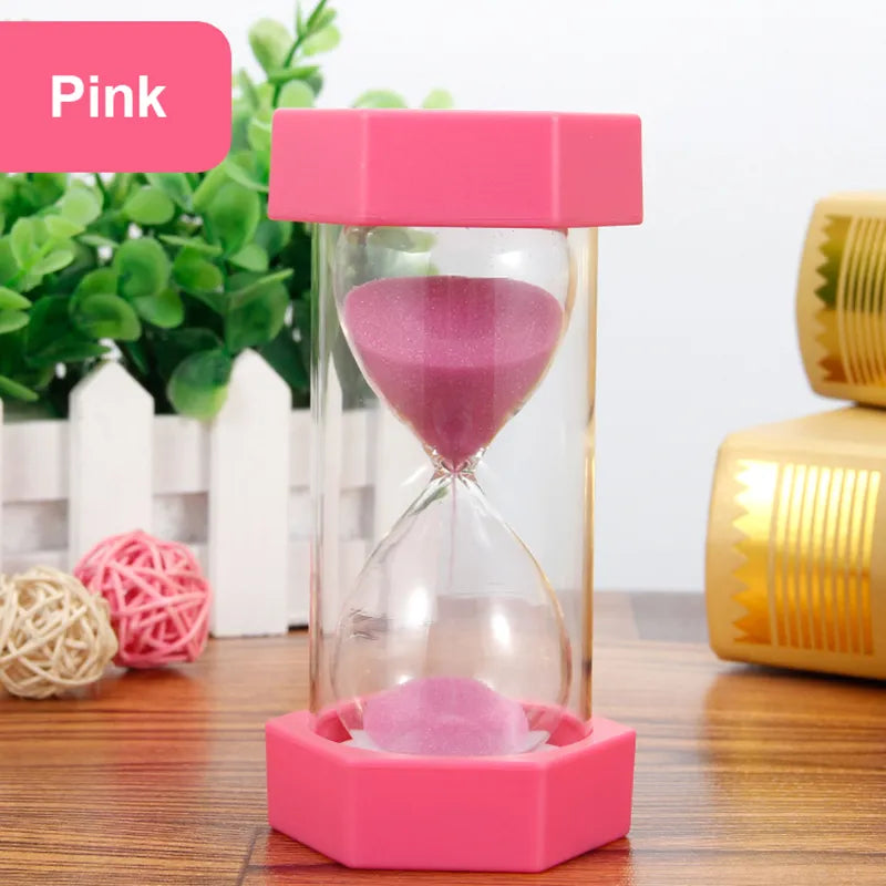 Hexagonal dekorativ timeglass – flere tidsalternativer og farger | Luvikno