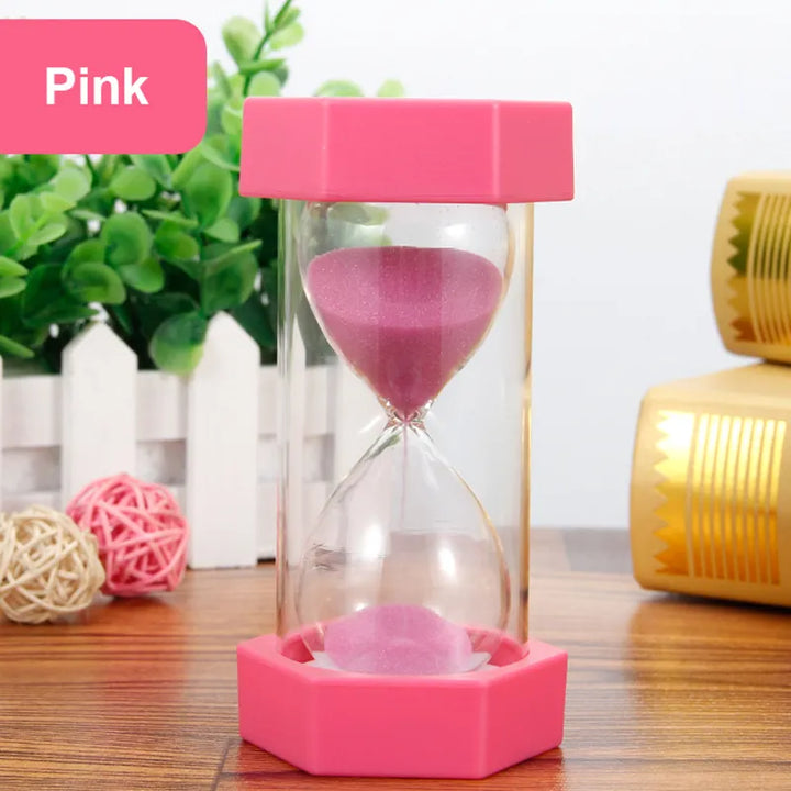 Hexagonal dekorativ timeglass – flere tidsalternativer og farger | Luvikno