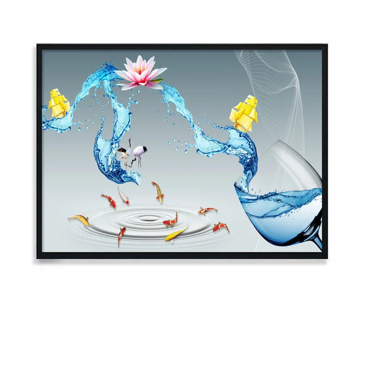 Art View Elegant Canvas Electric Box Cover | Luvikno