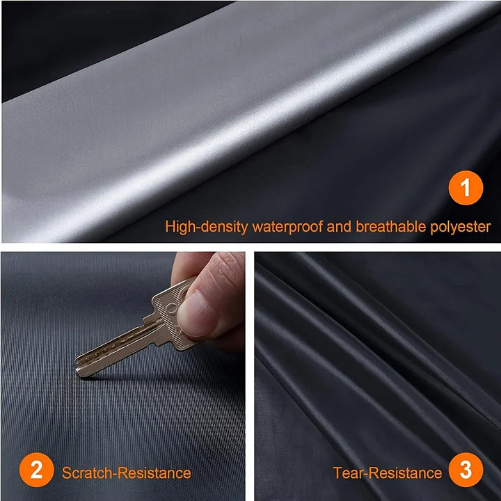 Luvikno | Biltrekk CARVION | Vanntett & UV-beskyttelse | For SUV & Sedan | 190T Polyester