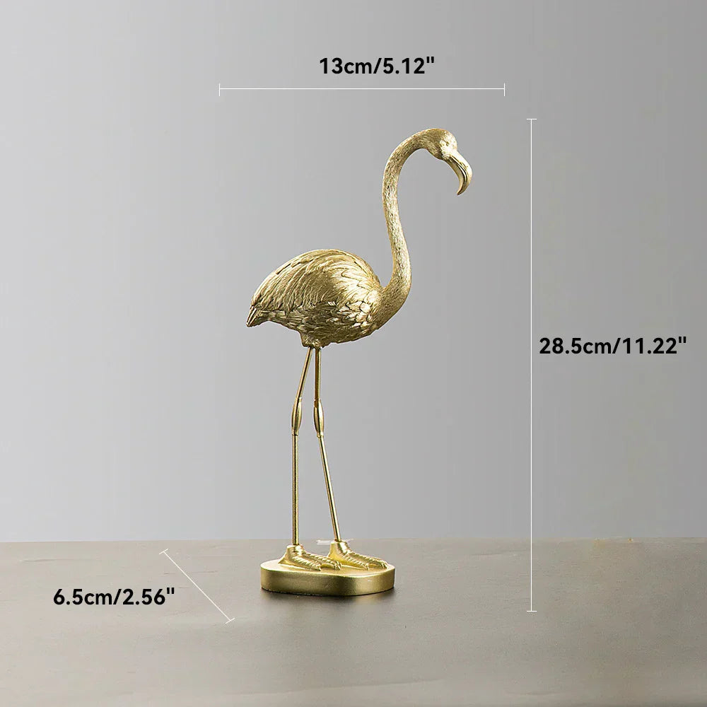 Flamora dekorativ flamingo figur – Eleganse og unik karakter for hjemmet Luvikno