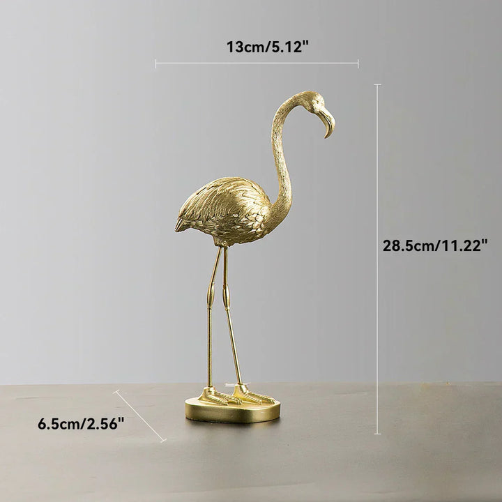 Flamora dekorativ flamingo figur – Eleganse og unik karakter for hjemmet Luvikno