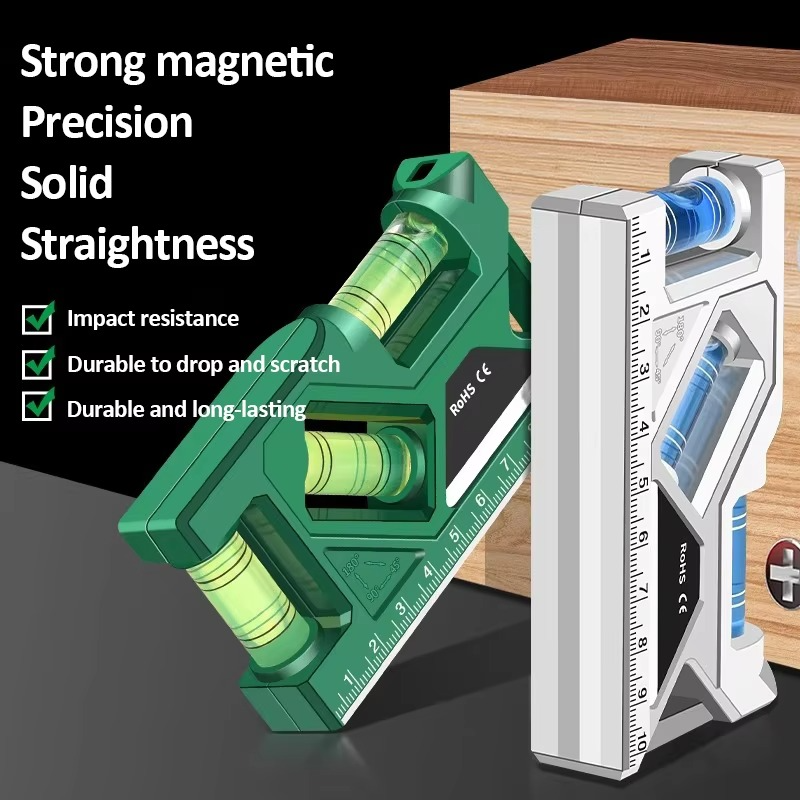 Presisjons Lommelerkestokk med Magnetisk Base og Protractor Luvikno