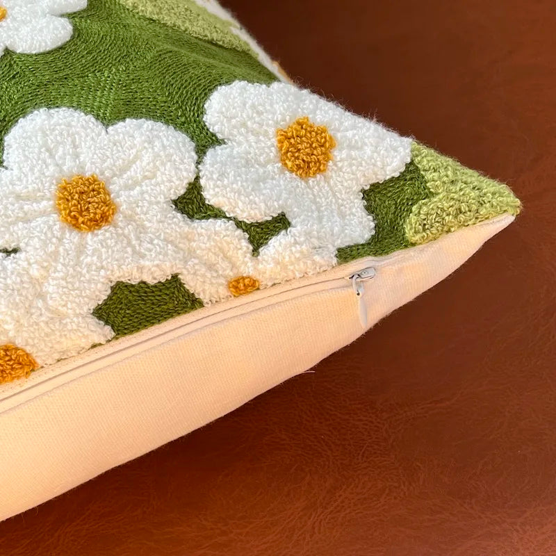 Blomsterhage Broderi Putetrekk | Luvikno