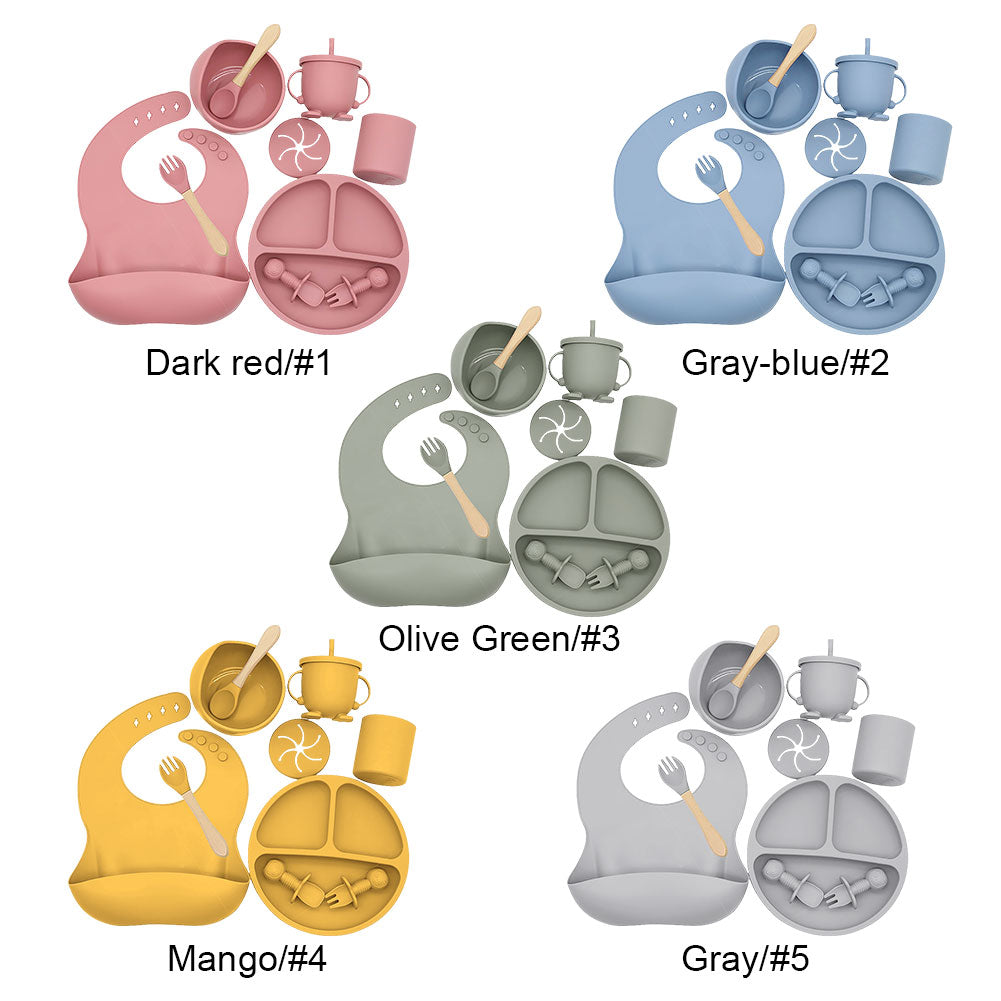 Silicone Baby Feeding Tableware Set | Luvikno