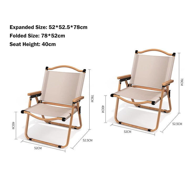 Foldbar Anywhere Comfort Utendørs Stol | Luvikno