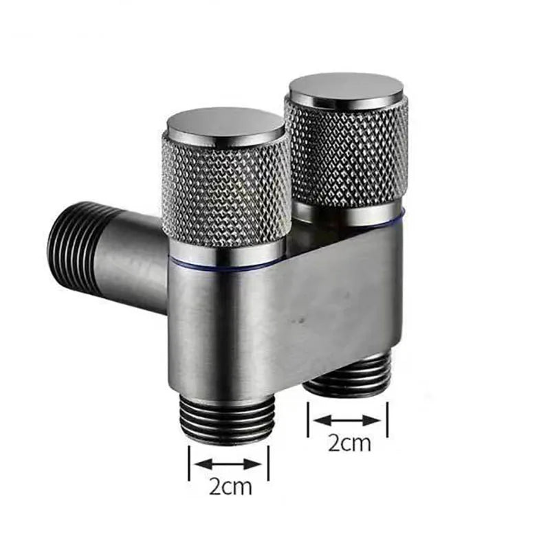 Dual Flow Pro – 2-i-1 Vegghane for toalett og vaskemaskin Luvikno
