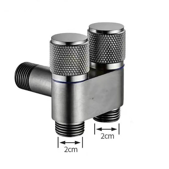 Dual Flow Pro – 2-i-1 Vegghane for toalett og vaskemaskin Luvikno
