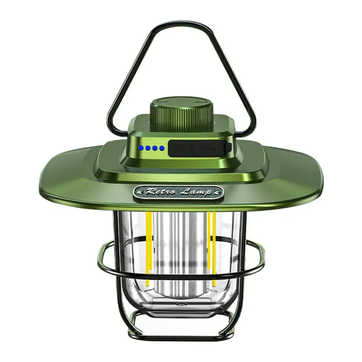 Retro oppladbar LED-lanterne for eventyr Luvikno