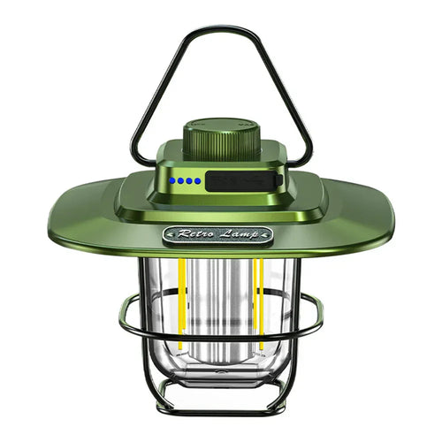 Retro oppladbar LED-lanterne for eventyr Luvikno