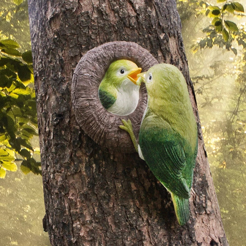 Lovebirds Tree Hug Wall Hanging Decor | Luvikno