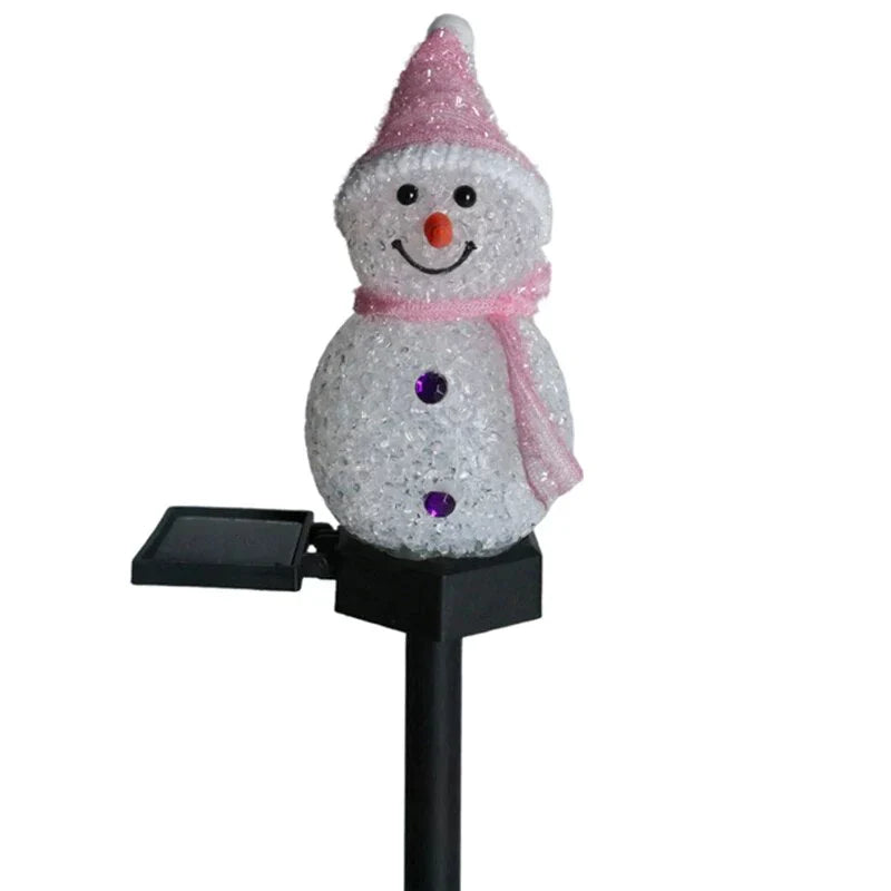 Solcel-drevet Snømann Lampe - SolarSnow | Luvikno