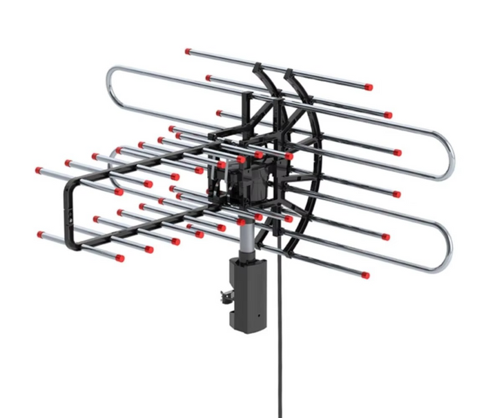 360° Roterende Dual Frekvens Utendørs TV Antenne med Dual Utganger Luvikno