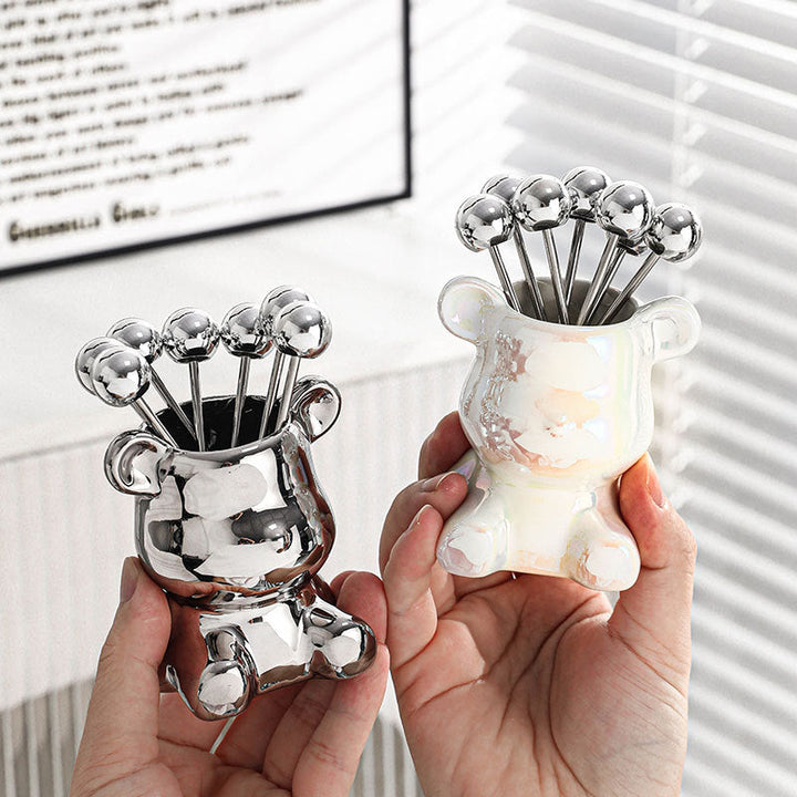 Nordic Tiny Bear Food Fruit Holder | Luvikno