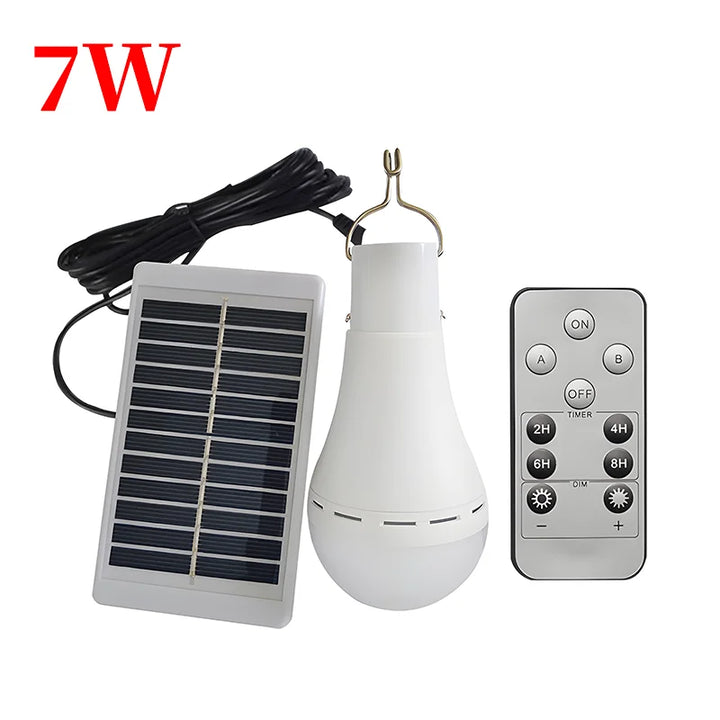 Luvikno | SolaGlow LED Solenergi Campinglys | Vanntett & Oppladbar | Med USB & Solenergi | For Telt, Hage & Nødssituasjoner