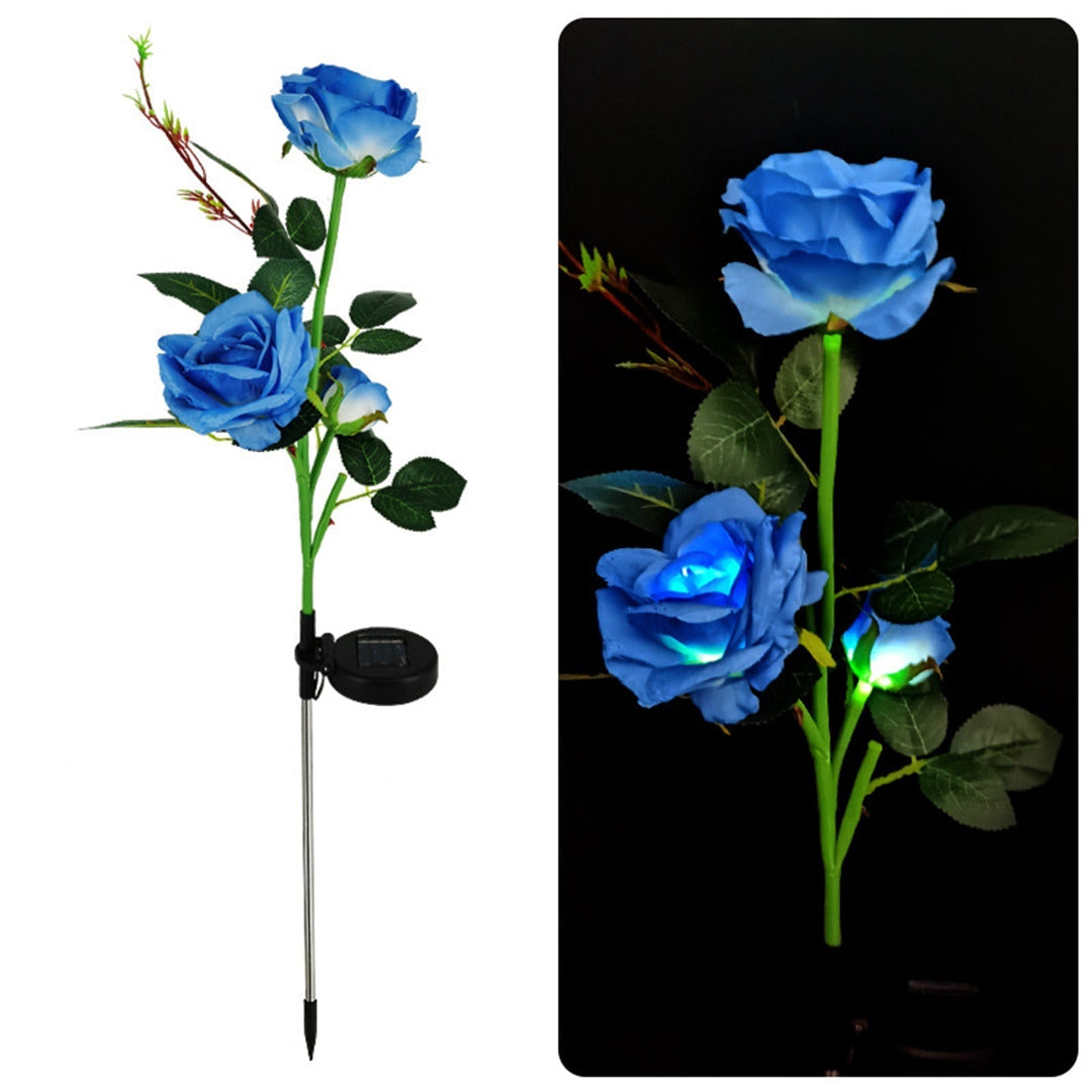 LED Solcelle Rose Dekorativ Lys | Luvikno