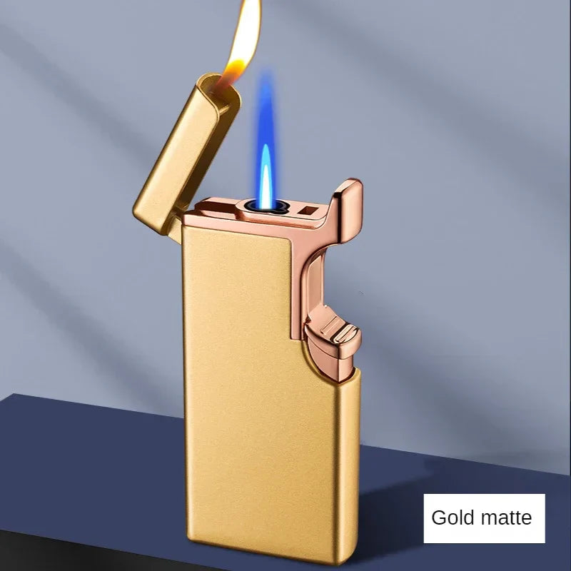 Metal Double Fire Jet Butane Lighter | Luvikno