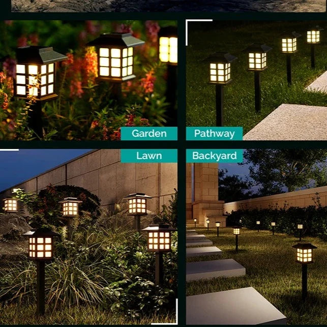 Solcelle LED Sti Lanterns Luvikno