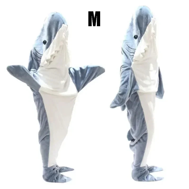 Snuggly Shark Koselig Hettegenser Epleteppe | Luvikno