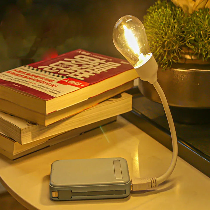 USB LED Roterende Nattlampe – Fleksibel Lese lampe for På- Gå | Luvikno