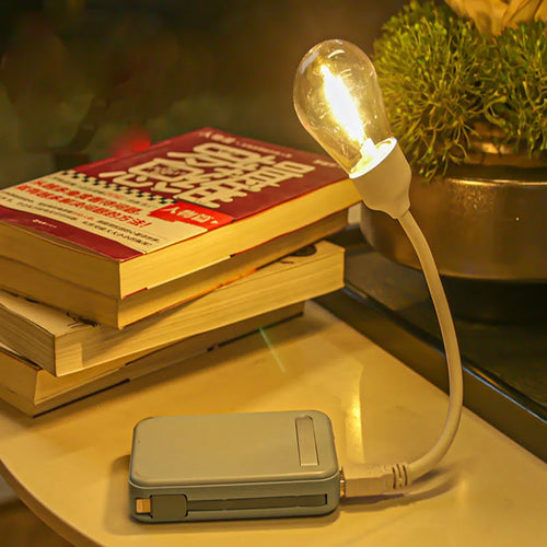 USB LED Roterende Nattlampe – Fleksibel Lese lampe for På- Gå | Luvikno