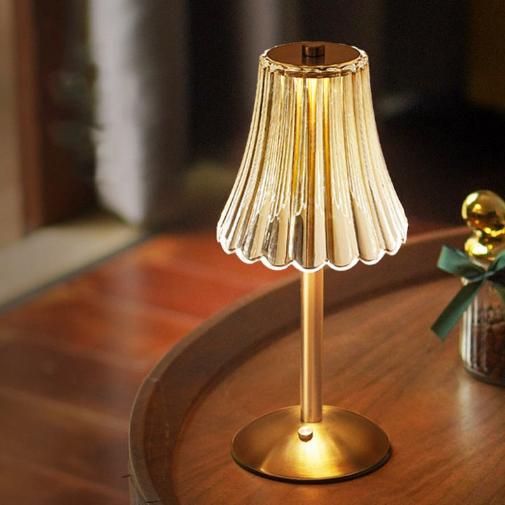 LED Retro Bordlampe USB-oppladbar - BrillianceGlow | Luvikno