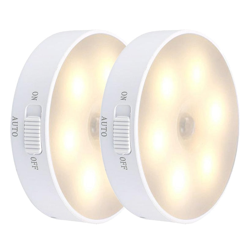 Sticky LED Bevegelsessensor Mini Nattlampe | Luvikno