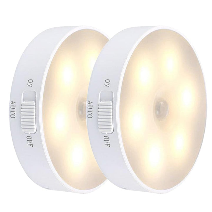 Sticky LED Bevegelsessensor Mini Nattlampe | Luvikno