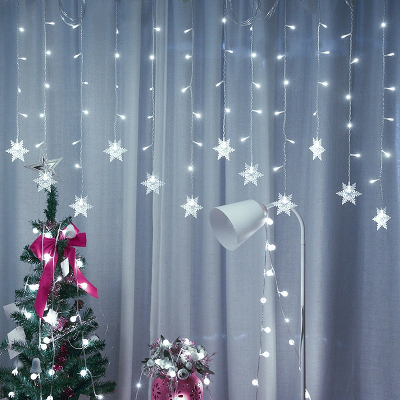 LED Fairy Snøfnugg Lys | Luvikno