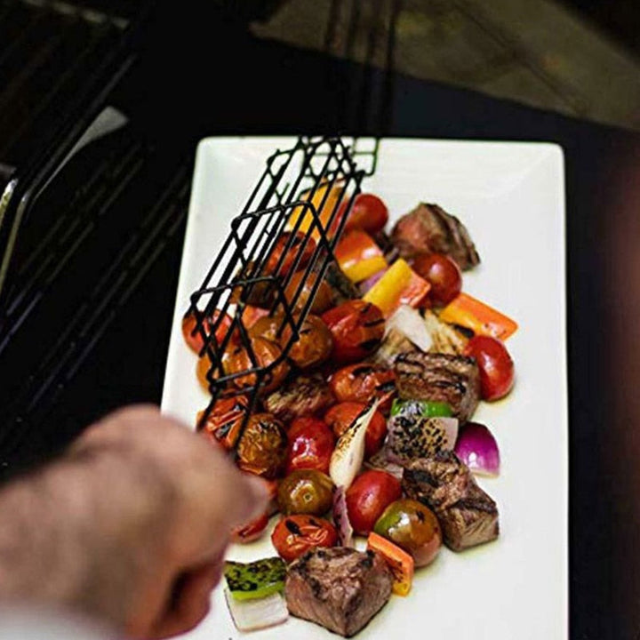 Bærbar Ikke-Klebende Grillkurv for Campingturer og Pikniker | Luvikno