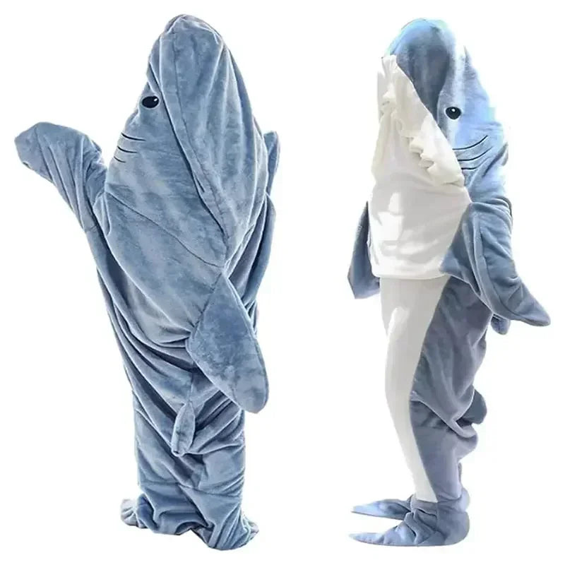 Snuggly Shark Koselig Hettegenser Epleteppe | Luvikno