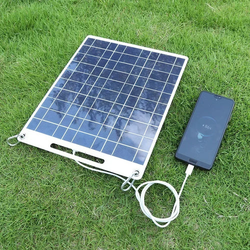 Luvikno | Bærbart Solcellepanel SOLVION Lading 100W | 5V | Dual USB | Vanntett | Utendørs & Camping