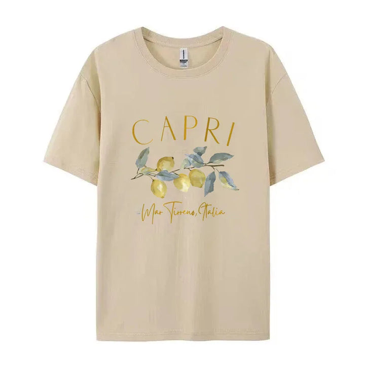 Luvik | Tyylikäs Capri Design T-paita