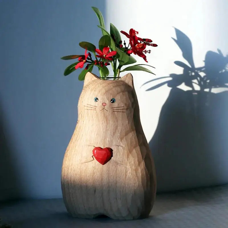 Søt katt blomsterkrukke