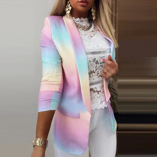 Luvik | Langermet Tie-Dye Blazer for kvinner