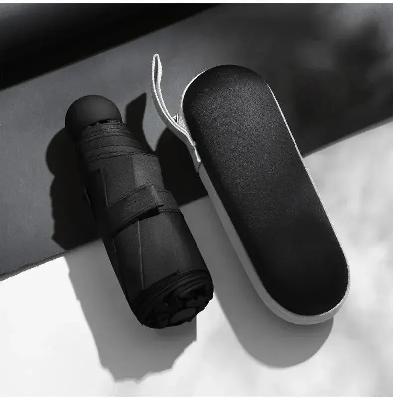 Mini solskjerm regnvær beskyttelse minimal paraply | Luvikno