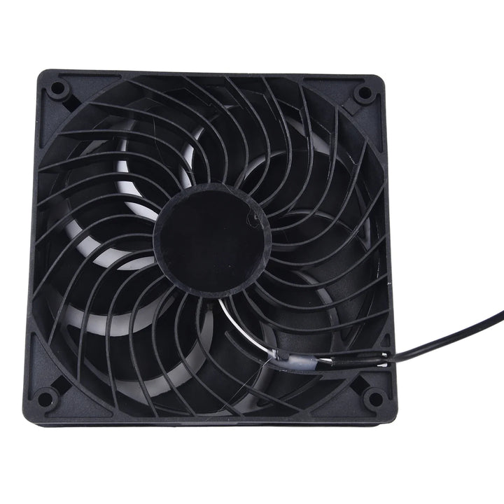 Luvikno | AirSol Duo Ventilasjonsystem | Solcelledrevet Dobbel Utsugingsvifte | 10W | For Drivhus, Husdyrstall & Utendørsapplikasjoner