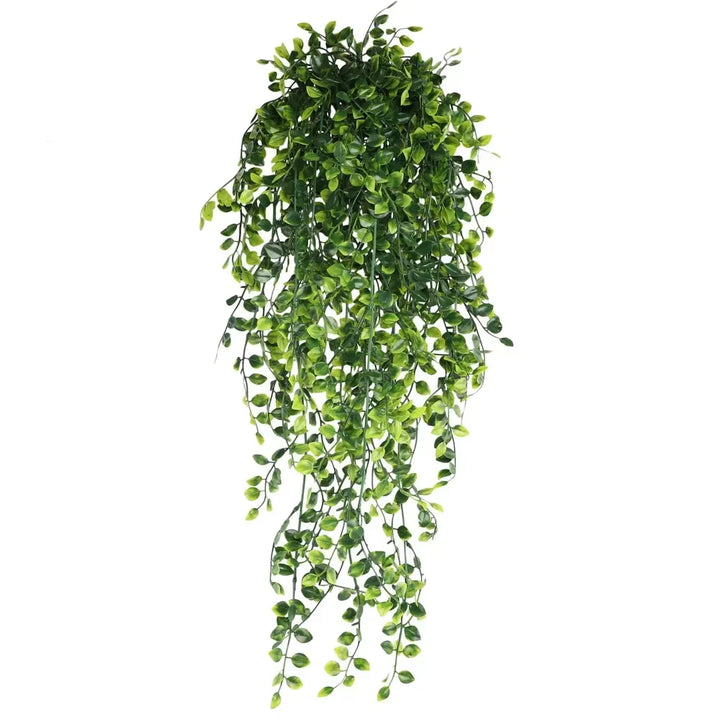 Luvikno | Evergriva Hengeplante Kunstig | 90 cm Boston Fern Look | Enkel Pleie & UV Motstandsdyktig | For Innendørs & Utendørs